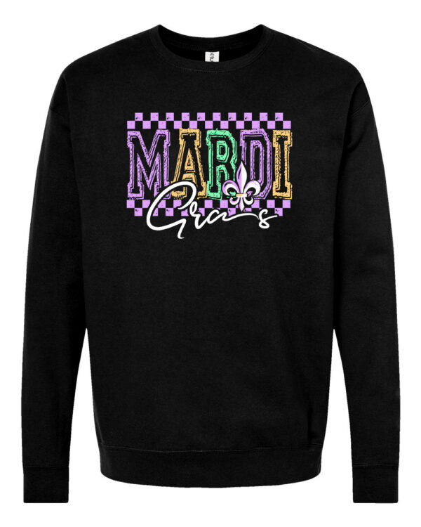 Mardi Gras Checker - Sweatshirt